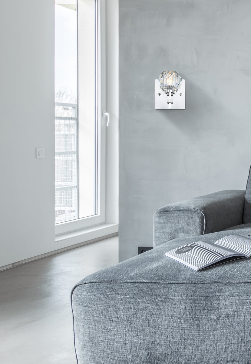 Graham 1 Light Wall Sconce in Chrome