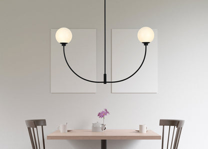 Nyomi 42 inch chandelier in Black