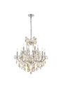 Maria Theresa 19 light Golden Teak Chandelier Golden Teak (Smoky) Royal Cut Crystal
