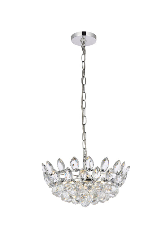 Emilia 16 inch pendant in chrome