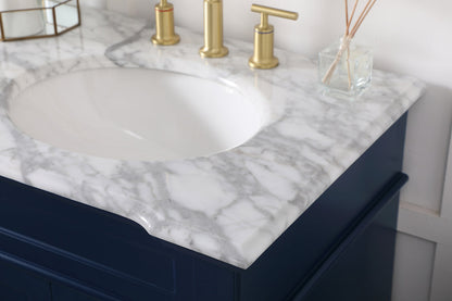 60 inch Double Bathroom Vanity set in Blue