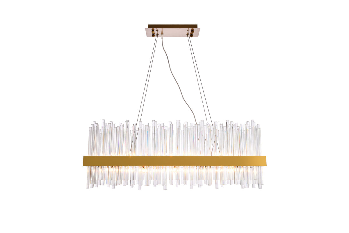 Dallas 20 light Gold Chandelier Clear Royal Cut Crystal