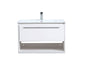 30 inch  Single Bathroom Floating Vanity in White