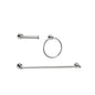Alma 3-Piece Bathroom Hardware Set in Chrome