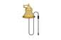 Jair 1 light Brass swing arm plug in wall sconce