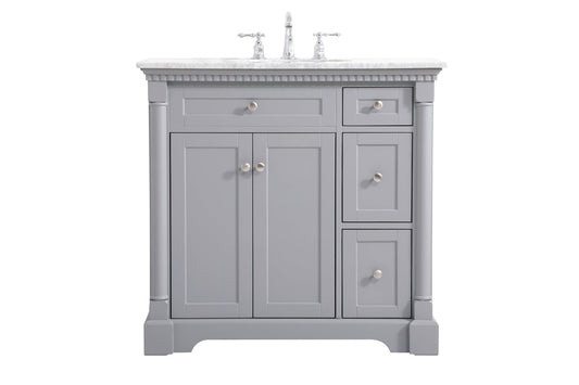 36 inch Single bathroom vanity in  Grey
