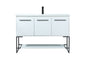 48 inch Single bathroom vanity in white