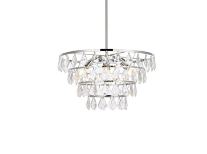 Ella 20 inch pendant in chrome