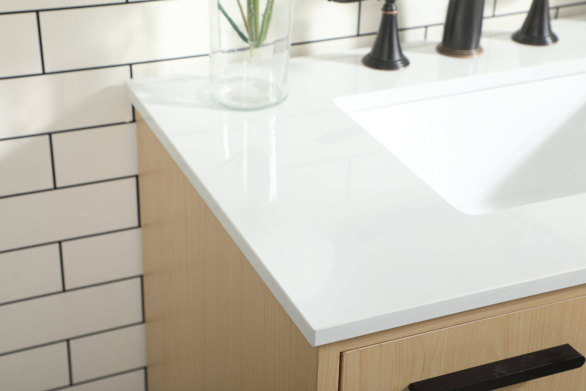 30 inch bathroom vanity in Maple