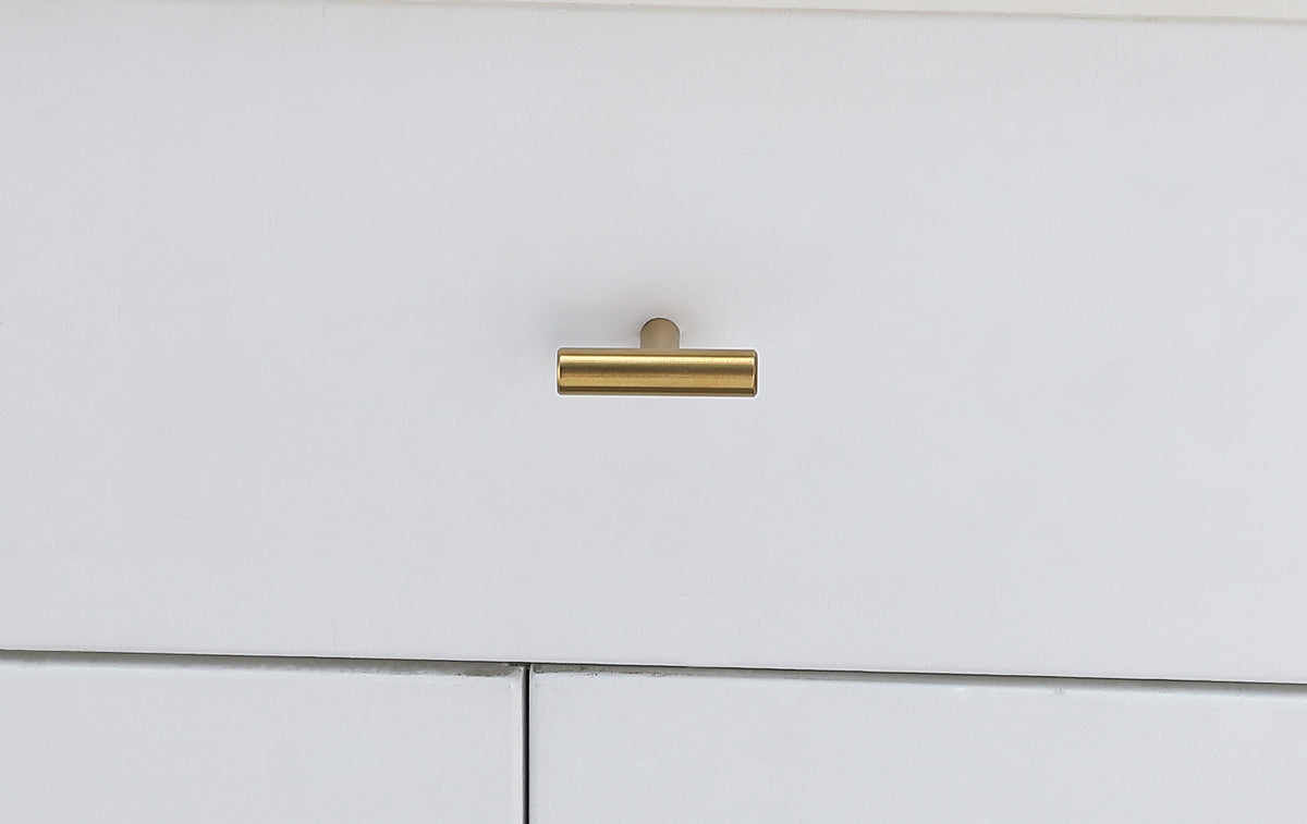 Quinn Brass T Bar Pull Multipack (set of 10)