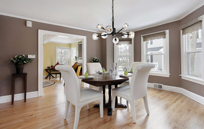 Graham 8 Light Pendant in Black