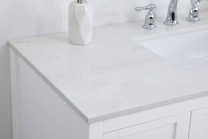 48 inch Single Bathroom Vanity in White