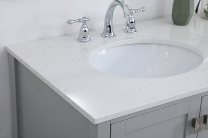 42 inch Single Bathroom Vanity in Gray