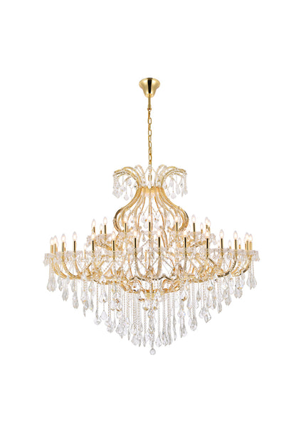 Maria Theresa 49 light Gold Chandelier Clear Royal Cut Crystal