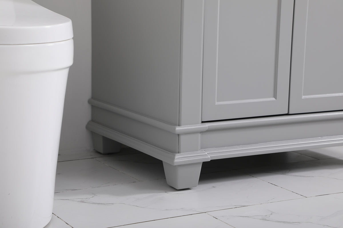 30 inch Single Bathroom Vanity set in Grey