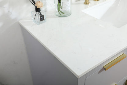 48 inch Single bathroom vanity in grey