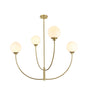 Nyomi 42 inch chandelier in Brass