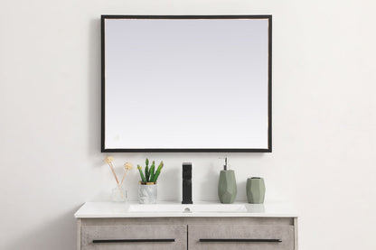 Pier 24x30 inch LED mirror with adjustable color temperature 3000K/4200K/6400K in black