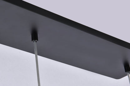 Eren 3 lights Black pendant