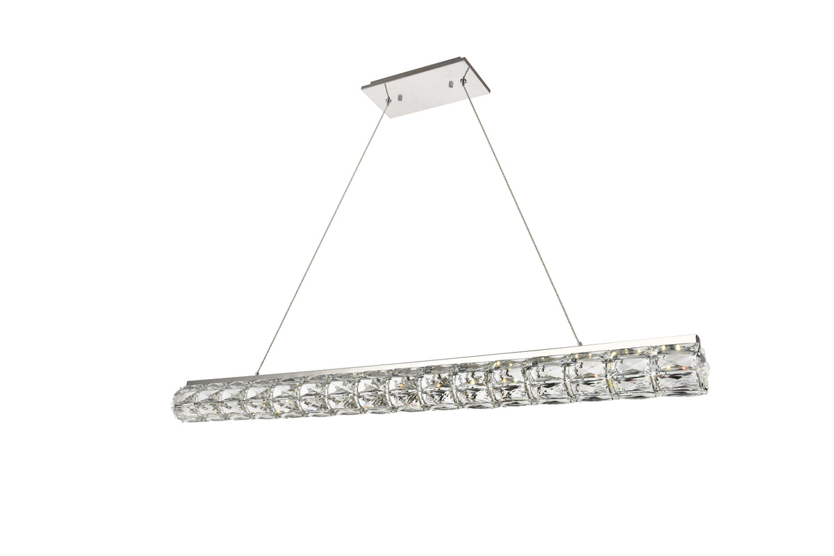 Valetta Integrated LED chip light Chrome Chandelier Clear Royal Cut Crystal