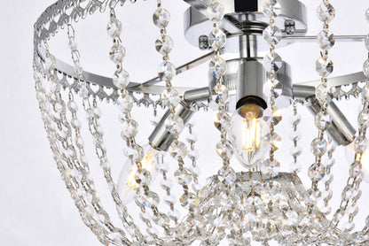 Kylie 16 inch flush mount in chrome