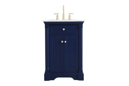 24 inch Single bathroom vanity in  Blue