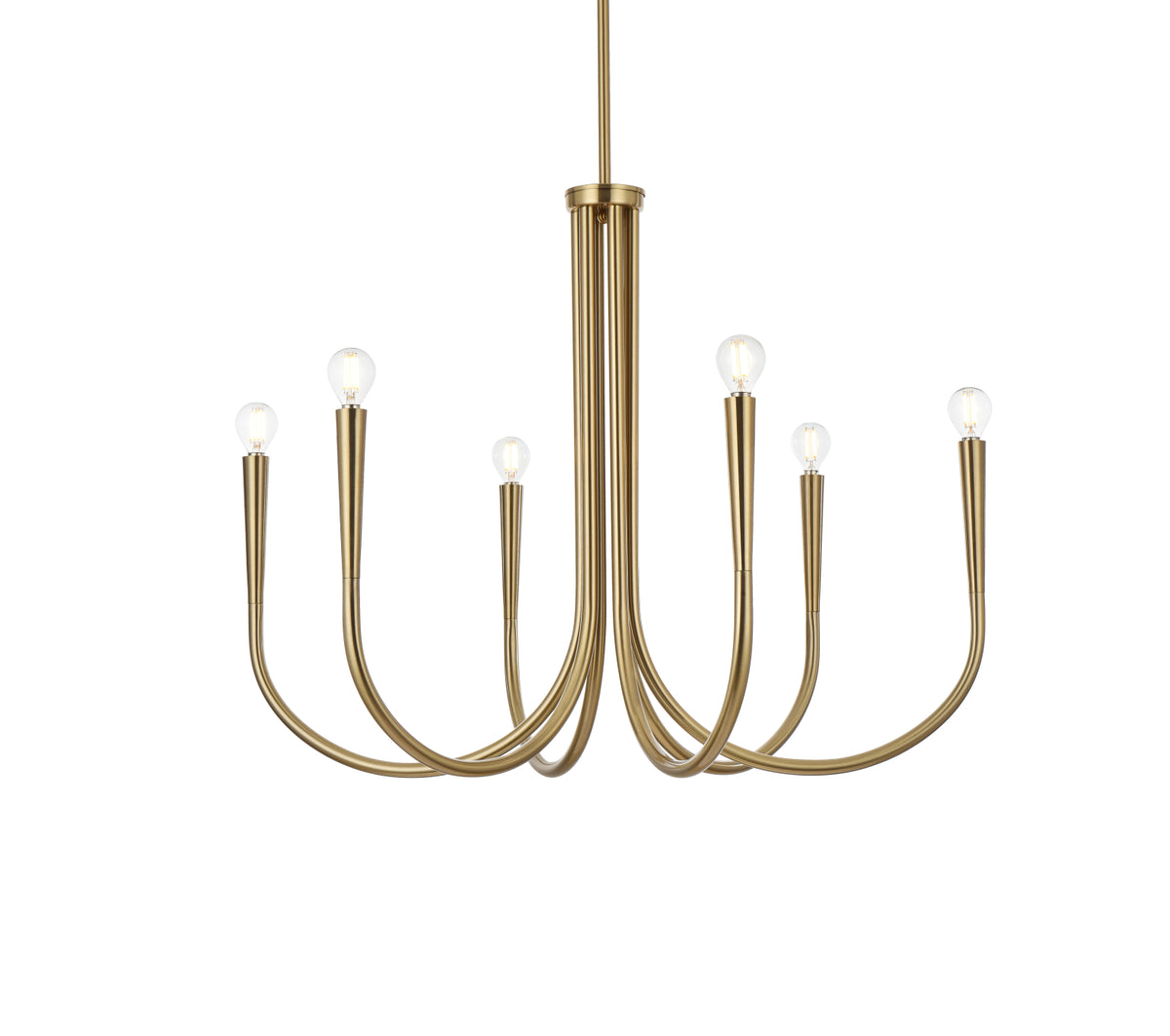 Layne 30 inch chandelier in Gold