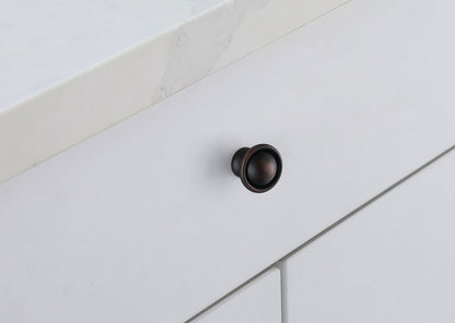 Kadea 1.2" Diameter Oil-rubbed Bronze Mushroom Knob Multipack (Set of 10)