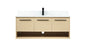 48 inch Single bathroom vanity in maple with backsplash
