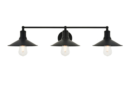Etude 3 light black Wall Sconce