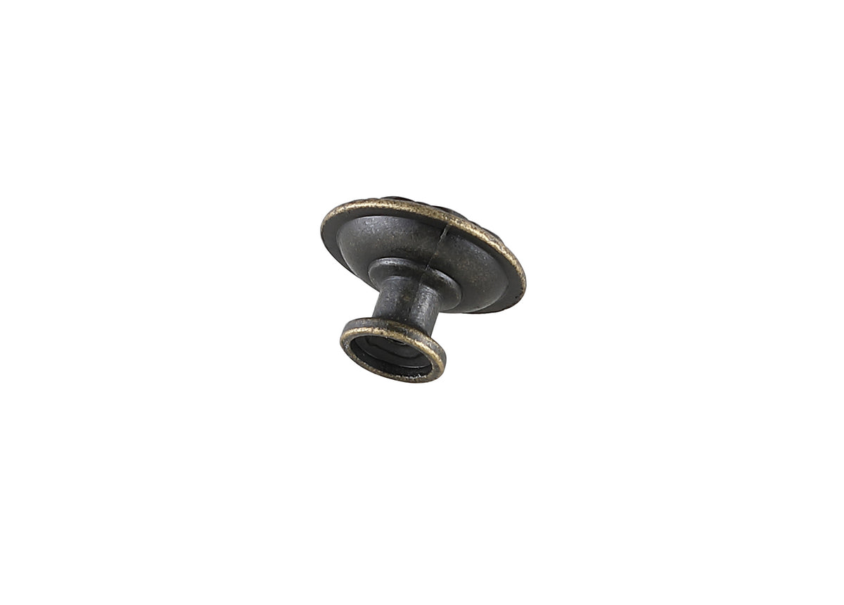 Corio 1.1" Diameter Antique Bronze Mushroom Knob Multipack (Set of 10)