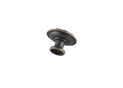 Corio 1.1" Diameter Antique Bronze Mushroom Knob Multipack (Set of 10)