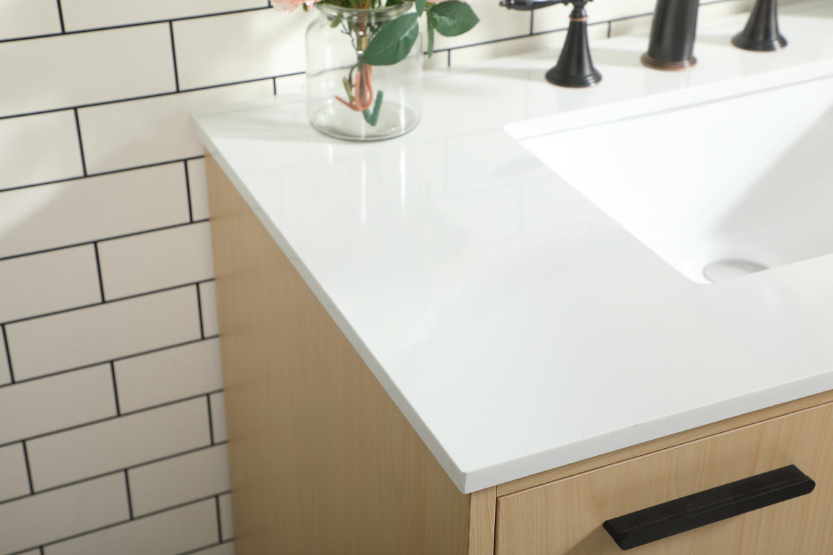 36 inch bathroom vanity in Maple