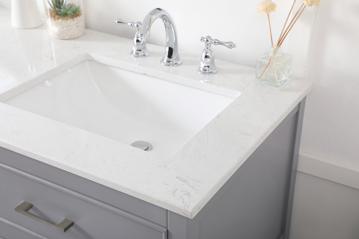 60 inch double bathroom vanity in gray