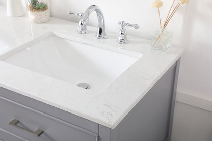 60 inch double bathroom vanity in gray