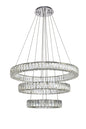Monroe Integrated LED chip light Chrome Chandelier Clear Royal Cut Crystal