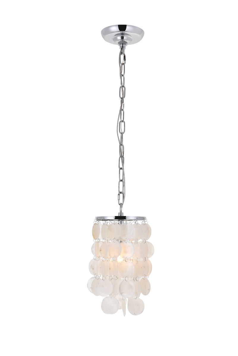 Selene 1 light Chrome Pendant