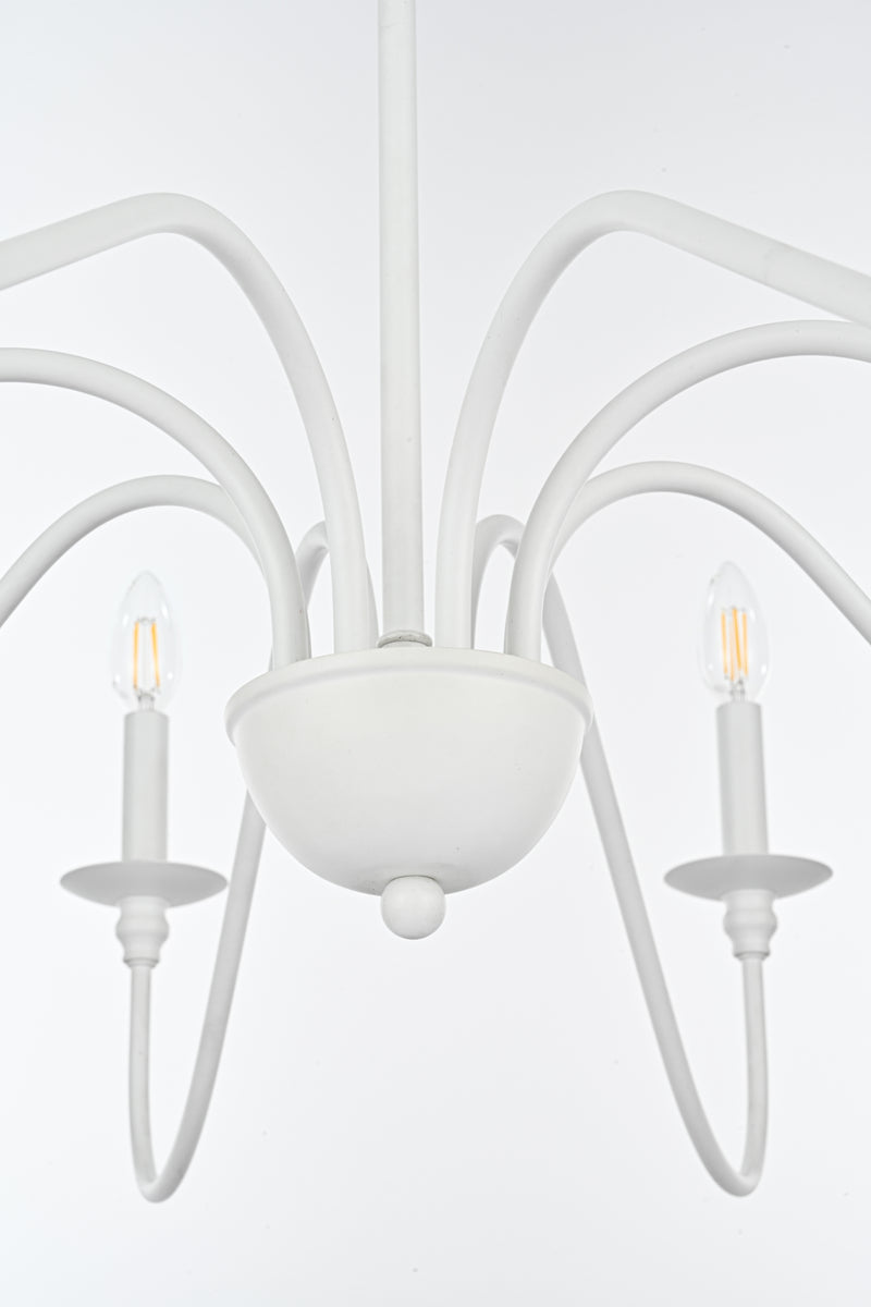 Rohan 42 inch chandelier in White