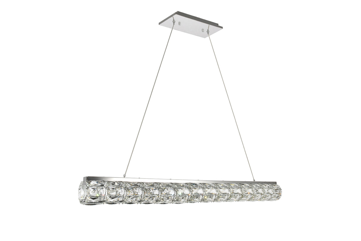 Valetta Integrated LED chip light Chrome Chandelier Clear Royal Cut Crystal