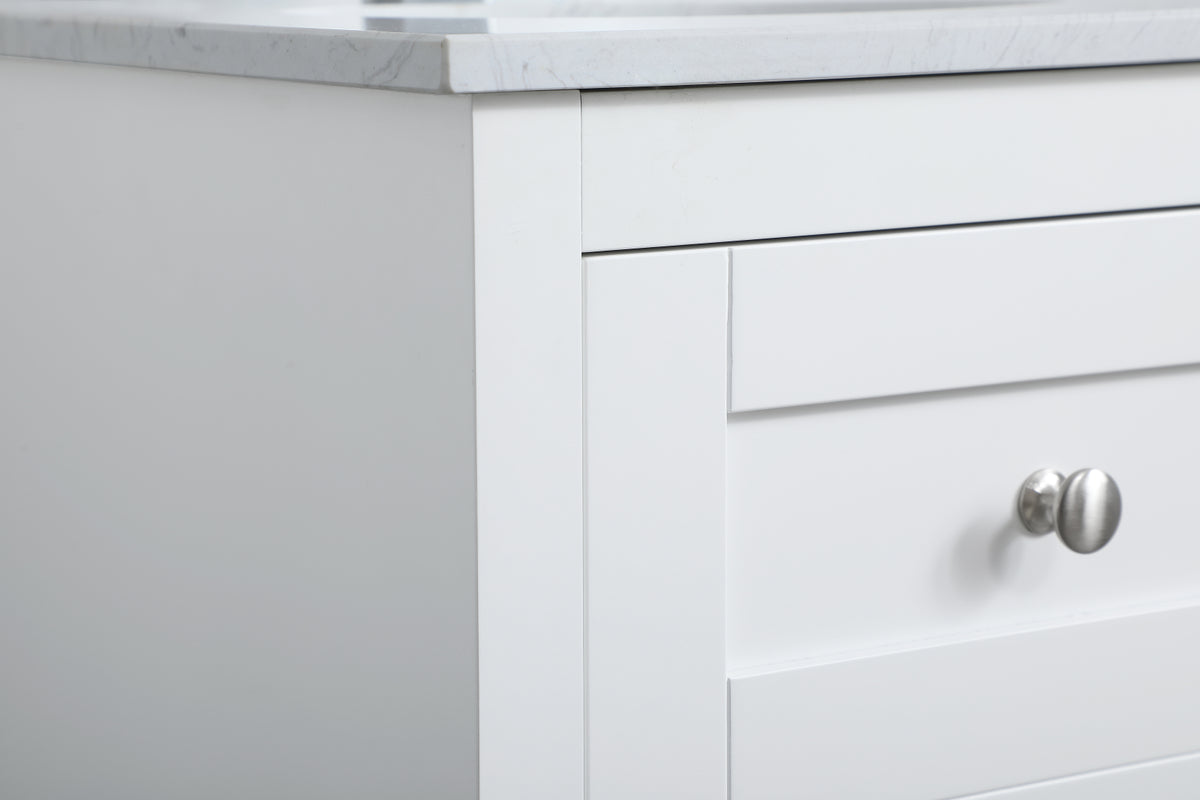 18 inch Single Bathroom Vanity in White