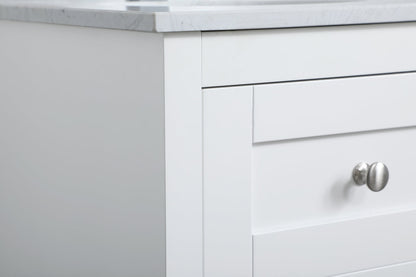 18 inch Single Bathroom Vanity in White