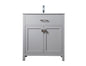 30 Inch SIngle Bathroom Vanity In Grey