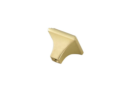 Wilow 1" Brushed Gold Square Knob Multipack (Set of 10)