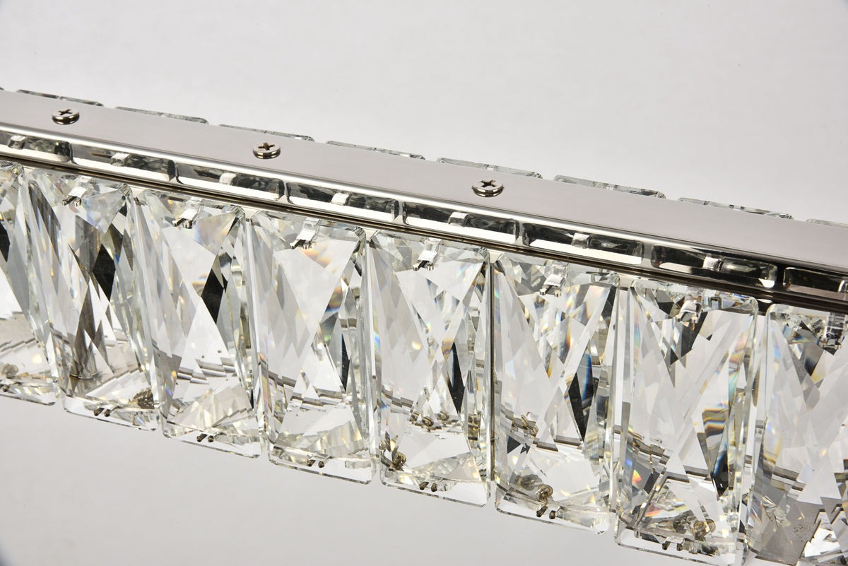 Monroe Integrated LED chip light Chrome Chandelier Clear Royal Cut Crystal