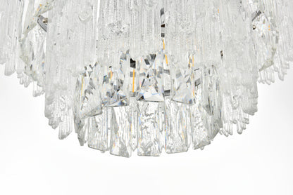 Emilia 15 inch Flush Mount Light  in Chrome