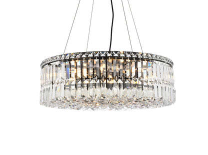 Maxime 24 inch black chandelier
