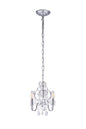 Karter Collection Pendant D9.5 H12.2 Lt:3 Chrome Finish