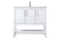 36 Inch SIngle Bathroom Vanity In White