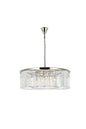 Sydney 10 light polished nickel Chandelier Clear Royal Cut Crystal