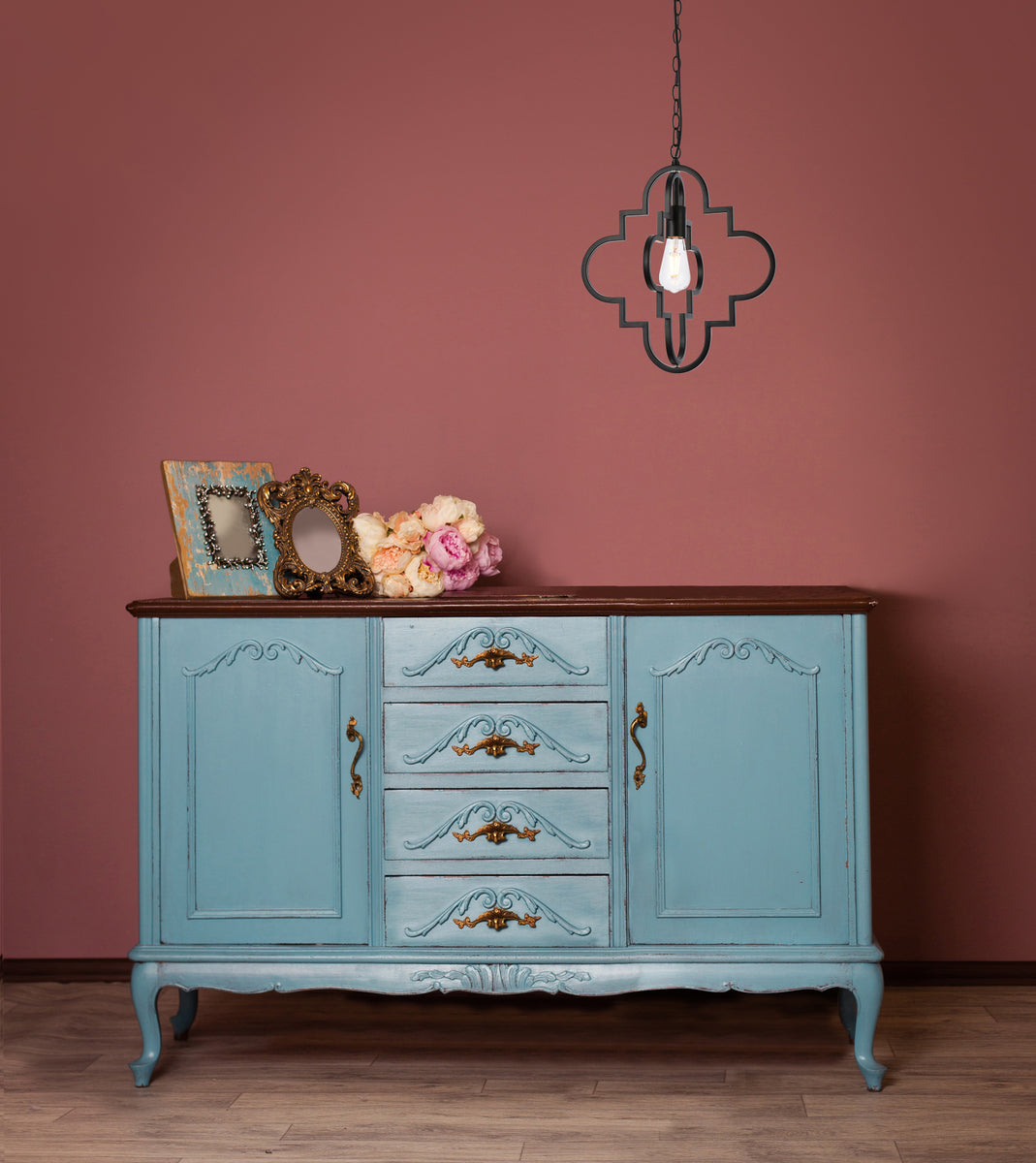 Sandara 1 light pendant in black